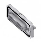 D-SUB zásuvka Deltron Connectors 180 °, pólů 25, pájené, piny, 1 ks