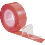 Oboustranná lepicí páska Power Zip, Toolcraft 886516, 1,5 m x 19 mm, červená