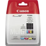 Canon Inkoustová kazeta CLI-551 BKCMY originál kombinované balení foto černá, azurová, purppurová, žlutá 6509B009