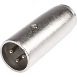 XLR zástrčka / Mini XLR zástrčka Hicon HI-X3MX3-MM, adaptér rovný, černá