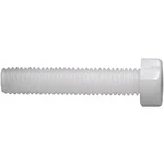 Šestihranné šrouby DIN 933 Toolcraft 830220, plast, M2,5x16 mm, 10 ks