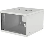 19" nástěnná rozváděcí skříň Intellinet 19" Wandverteiler Basic Line 6HE grau 714150, 6 HE, šedobílá (RAL 7035)