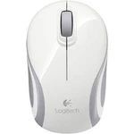 Optická Wi-Fi myš Logitech M187 910-002735, ergonomická, integrovaný scrollpad, bílá