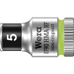 Vložka pro nástrčný klíč Wera 8790 HMA, 5 mm, vnější šestihran, 1/4" (6,3 mm), chrom-vanadová ocel 05003719001
