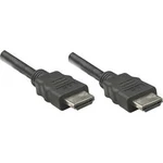 HDMI kabel Manhattan [1x HDMI zástrčka - 1x HDMI zástrčka] černá 1.00 m