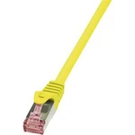 Síťový kabel RJ45 LogiLink CQ2037S, CAT 6, S/FTP, 1.00 m, žlutá