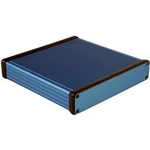 Univerzální pouzdro hliníkové Hammond Electronics, (d x š x v) 160 x 165 x 30,5 mm, modrá