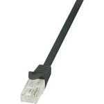 Síťový kabel RJ45 LogiLink CP2033U, CAT 6, U/UTP, 1.00 m, černá