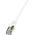 Síťový kabel RJ45 LogiLink CP2011S, CAT 6, F/UTP, 25.00 cm, bílá