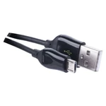 USB kabel EMOS 2.0 A/M - micro B/M 1m černý, Quick Charge SM7004B
