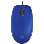 Optická Wi-Fi myš Logitech M110 SILENT 910-005488, integrovaný scrollpad, modrá