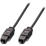 Toslink digitální audio kabel LINDY 35215, [1x Toslink zástrčka (ODT) - 1x Toslink zástrčka (ODT)], 10.00 m, šedá