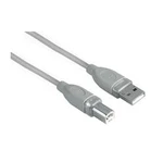 USB 2.0 kabel Hama 00045024, 7.50 m, šedá