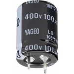 Snap In kondenzátor elektrolytický Yageo LG200M0220BPF-2225, 220 µF, 200 V, 20 %, 35 x 22 mm