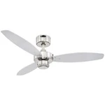 Stropní ventilátor Westinghouse Jet 1, Ø 105 cm, wenge+stříbrná/nikl
