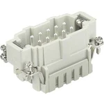 Vložka pinového konektoru Han® E 09 33 010 2616 Harting 10 + PE, klecová tažná pružina, 10 ks