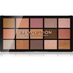 Makeup Revolution Reloaded paletka očných tieňov odtieň Fundamental 15x1,1 g