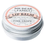 Mr Bear Family Pink Grape balzam na pery pre mužov 15 ml