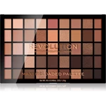 Makeup Revolution Maxi Reloaded Palette paletka púdrových očných tieňov odtieň Ultimate Nudes 45x1.35 g