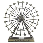 Retro Metal The London Eye Ferris Wheel Ornament England Building Home Office Creative Desktop Decorations Model Souveni