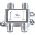 Jasen SP03C Satellite 3 Way HD Digital Coax Cable Splitter Bi-Directional MoCA Connector