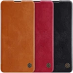 NILLKIN Flip Bumper Shockproof Card Slot Holder Full Cover PU Leather Vintage Protective Case for Samsung Galaxy Note10