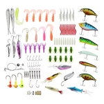 ZANLURE 100 Pcs Fishing Lures Sea Fishing Baits Perch Salmon Pike Trout Spinners Tackle Hook Fishing Lure Set