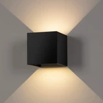 2Pcs Warm Light LED Wall Lamp Indoor/Outdoor LED Waterproof Modern Wall Lights