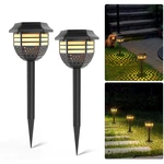 2/4/8pcs Solar Lawn Lights Landscape Garden Villa Decor Lamps LED Ground Lights Plugged
