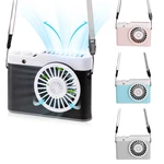 Portable Handed Camera Fan USB Charging Lazy Hanging Neck Mini Fan Ventilador Air Cooler Desktop Outdoor Fans