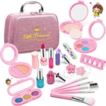 Pickwoo Pretend Play Makeup for Girl, Princess Dress-up Makeup Kit for Kids Holiday and Birthday Gifts