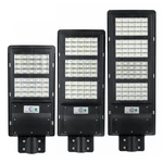 250/450/800W Solar LED Cool White Street Light Waterproof Outdoor Lamp w/ Remote