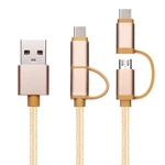 Bakeey 3A Micro USB Type C 2 In 1 Fast Charging Data Cable For HUAWEI VIVO Tablet