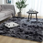 79 Inch Area Rug Fur Rug Super Soft Anti-skid Fluffy Shag Rug Floor Rug For Living Room Bedroom Gift