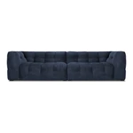 Modrá zamatová pohovka Windsor & Co Sofas Vesta, 280 cm