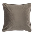 Tmavobéžový vankúš Tiseco Home Studio Velvety, 45 x 45 cm