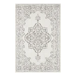 Sivo-krémový vonkajší koberec NORTHRUGS Tilos, 80 x 150 cm