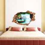 Samolepka Ambiance The Secret Islands View, 60 × 90 cm