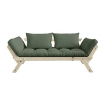 Rozkladacia pohovka so zeleným poťahom Karup Design Bebop Natural/Olive Green Rozkladacia pohovka so zeleným poťahom Karup Design Bebop Natural/Olive Green