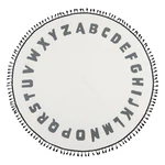 Detský koberec Flair Rugs Alphabet, ø 120 cm