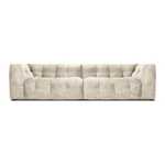 Béžová zamatová pohovka Windsor & Co Sofas Vesta, 280 cm