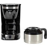 SOGO Human Technology Drip Inox 10 kávovar čierna  Pripraví šálok naraz=10 sklenená kanvica, funkcia uchovania teploty