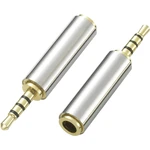 SpeaKa Professional SP-8832448  jack audio adaptér [1x jack zástrčka 2,5 mm - 1x jack zásuvka 3,5 mm] strieborná