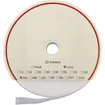 FASTECH® T0202500000325 pásik so suchým zipsom zalepenie hotmelt flaušová časť (d x š) 25000 mm x 25 mm biela 25 m