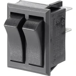 TRU COMPONENTS kolískový spínač TC-R13-90PAA-01 250 V/AC 10 A 2x vyp/zap  s aretáciou 1 ks