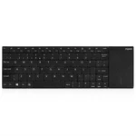 Klávesnica Rapoo E2710, CZ+SK layout (17997) čierna bezdrôtová klávesnica • kompaktný dizajn • odolný materiál • touchpad • vhodná aj pre smart televí