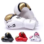WANSDA Boxing Gloves PU Karate Combat Sparring Sandbag Gloves Training for Adults Children Equipment