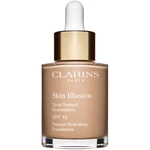 Clarins Skin Illusion Natural Hydrating Foundation rozjasňujúci hydratačný make-up SPF 15 odtieň 109C Wheat 30 ml