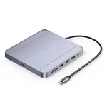 UGreen CM522 all-in-one Docking Station 7-in-1 USB-C Hub SD/TF Card Slot Network Portfor iMac Laptop Tablet