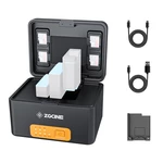 ZGCINE ZG-G10 Charging Box Case Charger for Gopro Hero 10 9 8 7 6 5 Action Camera PD Fast Charging Built-in 10400mAh Bat